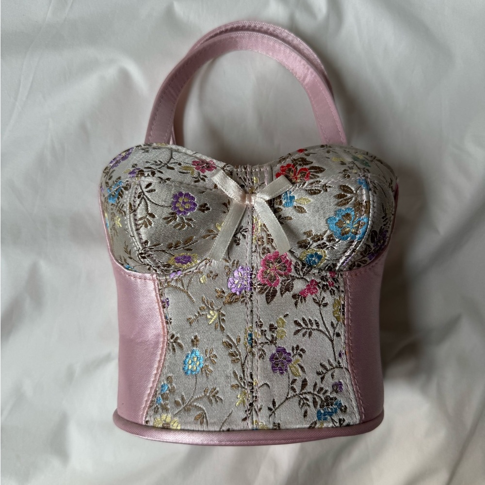 3-D Pink Corset Bag